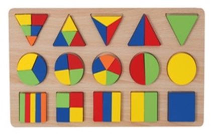 Пъзел дървен фигури 22/40
