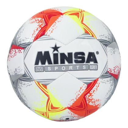 Топка футбол кожа MINSA №5-7522 807522