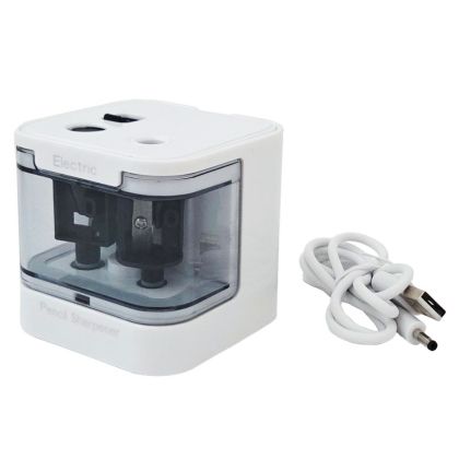 Острилка електрическа с батерии и USB двойна 1608