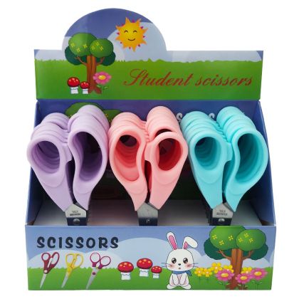 Ножица детска 13.5 см. 6005 цвят макарон