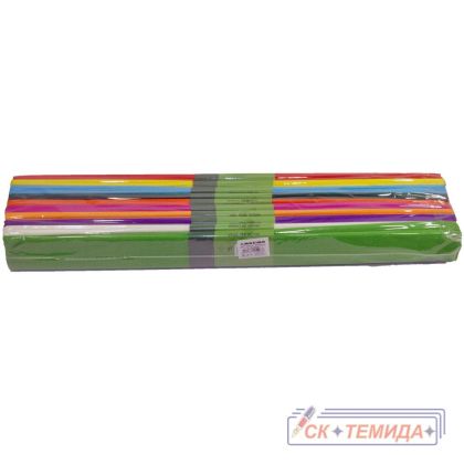 Хартия креп 2/0,5 м 10 цв микс 150497