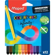 Цветни моливи Мапед 12 цв. Infinity 861600