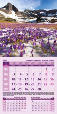 Календар стенен Офис Маркет 12л. Природа България 2027