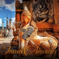 Календар стенен Офис Маркет 12л. Travel&Adventure 2027
