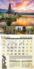 Календар стенен Офис Маркет 12л. Travel&Adventure 2027