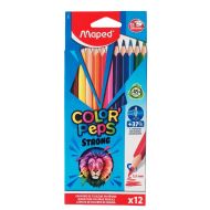 Цветни моливи Мапед 12цв. Color Peps Strong 862712